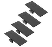 VGOL 4 Pezzi Coperchio Sportello Batteria Coperchio Sportello Posteriore Sostituzione Compatibile con Nintendo Game Boy Pocket GBP System Console (nero)
