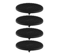 VGOL 4 pezzi di clip per tappetini in plastica nera per auto, clip di fissaggio per moquette con fibbia a scatto 9171368-106480-11, clip di fissaggio a spirale per tappetini per auto compatibili con