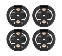 VGOL 4 Pezzi Kit Di Montaggio Per Computer Con Base Fissa Per Bicicletta Spaziatura Fori Adattatore Base 20 Mm Compatible Con Supporto Anteriore Per Bici GARMIN (nero)