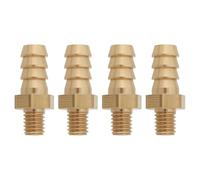 VGOL 4 Pezzi M5x0,8 6 Mm Connettore A Spina In Ottone Per Tubo Flessibile Per Laghetto E Piscina