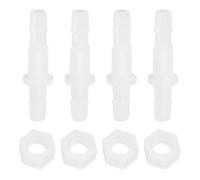 VGOL 4pcs 6mm Plastica Pagoda Connettori Plastica Dritto Attraverso Connettore Barb Connettore Plastica Dritto in Linea Connettore Tubo di Plastica Connettore Tubo di Pesce Accessori Serbatoio