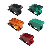 VGOL 5 Pezzi 12mm Coperchio Interruttore A Levetta Protezione Coperchio Di Protezione Pulsante Motore Molla In Plastica Metallica