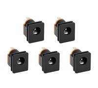 VGOL 5 pezzi 5,5 x 2,1 mm DC 30 V/0,5 A, adattatore di ricambio per presa CC a 3 pin, compatibile con pedali effetto Boss