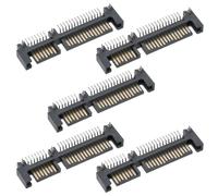 VGOL 5 Pezzi Connettore Maschio SATA 22 Pin 7+15 Pin SMT SMD Per Disco Rigido HDD Da 2,5"