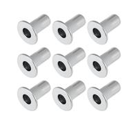 VGOL 50 Pezzi M6 In Acciaio Con Testa Extra Large Per Il Fissaggio Di Pannelli Interni In Plastica Su Carrozzeria In Fibra Di Vetro