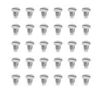 VGOL 50 pz Vite Piastra Ago Vite di Fissaggio a Testa Tonda Accessori per Macchine da Cucire Industriali Vite in Metallo Tornitura Piatta Compatibile con Brother