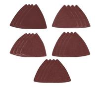 VGOL 50pcs Multi Tool Accessorio Triangolo Carta vetrata 80×80mm Ghiaia 40/60/80/120/240 Sostituzione Rapida Carta vetrata Compatibile con Dewalt Compatibile con Bosch