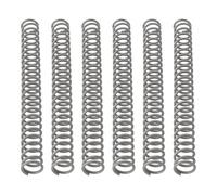VGOL 6 Molle Di Compressione Da 1 Mm Di Diametro Del Filo X 8 Mm Di Diametro Esterno X 80 Mm Di Lunghezza Per Elettrodomestici E Utensili Elettrici
