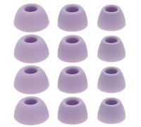 VGOL 6 paia di gommini di ricambio in silicone compatibili con Samsung Galaxy Buds 2 Pro, misura S/M/L, 3 misure, viola
