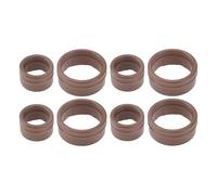 VGOL 8 Pezzi Kit Guarnizioni Aria Condizionata Guarnizione O-ring Guarnizione Compressore Diametro Interno 10,6 Mm/17 Mm Compatibile Con Renault Grand Scenic II/Megane II/Scenic II OEM 7701208148