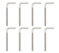 VGOL 8pz 100mm L Ganci Dritti Viti 304 Ganci In Acciaio Inox Vite M8 Ganci L Bullone Per Officine Capannoni Armadietti Per Attrezzi Argento