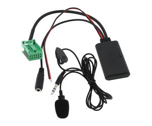 VGOL Adattatore AUX Bluetooth per auto, A2DP, con microfono, 5-12 V, compatibile con Mercedes Comand NTG 2.5 CLK SLK SL Class