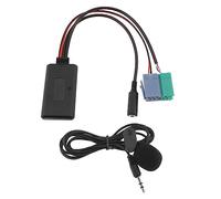 VGOL Adattatore Bluetooth AUX con microfono compatibile con Renault Clio/Espace/Kangoo/Laguna/Megane, cavo AUX Bluetooth 5.0, adattatore a 6 pin, 8 pin