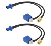 VGOL Cavo Adattatore Fakra C Maschio A SMA Maschio Da 2 Pezzi Da 6 Pollici Con Cavo Coassiale Fakra C Femmina A SMA Maschio Cavo Universale RG174 Per Applicazioni GPS FM/AM Automobilistiche E Wireless