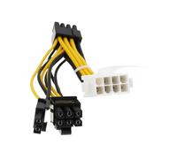 VGOL Cavo di Collegamento Dell'alimentazione della Scheda Grafica del Computer GPU da 8 Pin A Due Pin 6+2 Compatibile con Supermicro