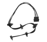 VGOL Cavo di prolunga splitter IDE maschio a SATA da 4 pin a 15 pin, compatibile con SSD da 2,5 pollici/dischi rigidi da 3,5" (50 cm)