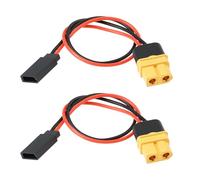 VGOL Cavo Di Ricarica Da 2 Pezzi XT60 A Futaba Da 20 Cm 20 AWG Per Batteria Modello Drone RC