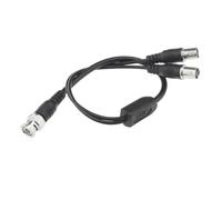 VGOL Cavo Sdoppiatore A Y Coassiale BNC Cavo Adattatore Da BNC Maschio A Doppio BNC Femmina Per Sistema CCTV Radio Modem Camera BNC Splitter 2 In 1 Cavo Coassiale Jumper 41,5 Cm