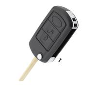 VGOL Custodia Protettiva Per Chiave Auto Con 3 Pulsanti E Lama HU92 Compatibile Con Land Rover Discovery 2005 2006 2007 2008 2009 2010