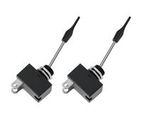 VGOL Interruttore A Paletta Lungo Momentaneo A 2 Pin 15A 12V Albero Lungo Per Applicazione Momentanea Del Clacson Automobilistico