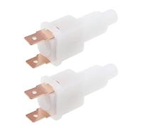 VGOL Interruttore luce freno compatibile con Classic Mini, Land Rover Discovery, Range Rover Classic, Metro 1275, Montego 1275, Morris Marina I, II, III - Pulsante - Manuale - Bianco