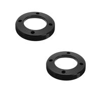 VGOL Kit di bulloni per pedivella per bicicletta, 2 pezzi, in lega di alluminio nera, copertura laterale M30, compatibile con tappo di montaggio del braccio della manovella SRAM Dub