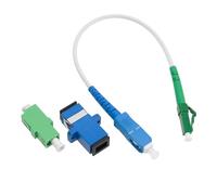 VGOL LC/APC-SC/UPC Cavo Patch a Fibra Ottica Monomodale Simplex Con Adattatori e Accoppiatori 20CM