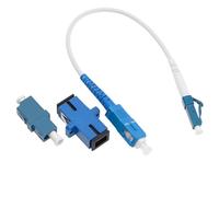 VGOL LC/UPC-SC/UPC Cavo a Fibre Ottiche Patch Singlemode Simplex Jumper Con Adattatori e Accoppiatori 20CM
