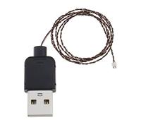 VGOL Luci fai da te Cavo di alimentazione USB compatibile con cavo di alimentazione USB LEGO Lampada decorativa fai da te Accessori giocattolo filo USB 5 V 50 cm Nero