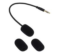 VGOL Microfono Da 3,5 Mm Compatibile Con Plantronics Rig 400HX 400HS 400LX 500HX 500 Pro Cuffie Da Gioco Cuffie Con Microfono Staccabile Parti Di Ricambio Lunghezza 19,5 Cm