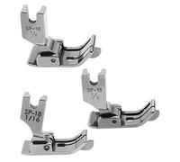 VGOL Piedino per macchina da cucire industriale, con guida destra, 3 pezzi, compatibile con Brother compatibile con Consew compatibile con Singer