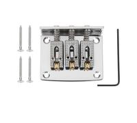 VGOL Ponte Per Chitarra Elettrica A 3 Corde In Argento Con 1 Chiave E 4 Viti