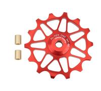 VGOL Puleggia per deragliatore per bicicletta, in ceramica, 14 denti, compatibile con Shimano, compatibile con SRAM