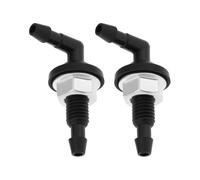 VGOL Rondella Per Parabrezza Marino Da 2 Pezzi A 90 Gradi Per Raccordi Per Tubi Flessibili BulkHd Da 1/4