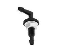 VGOL Rondella Per Parabrezza Marino Da 90° Per Raccordi Per Tubi Flessibili BulkHd Da 1/4