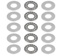 VGOL Set di 10 cuscinetti assiali ad ago assiale AXK1226 e AS1226 12 x 26 x 4 mm, compatibili con albero da 12 mm