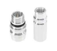 VGOL Set di 2 adattatori di conversione R134A per sistemi di climatizzazione 357820795H 357820795J valvola retrofit in lega di alluminio