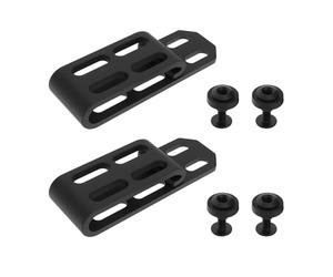 VGOL Set Di 2 Clip Tattiche In Plastica C-Clip Compatibili Con Foderi EDC K-Case