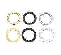 VGOL Set di 3 interruttori per chitarra elettrica di ricambio per dadi e distanziatori compatibili con Epiphone compatibile con Gibson Guitar Toggle Switch Nut Metal