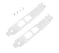 VGOL Staffa a doppia porta a piena altezza da 12 cm con viti compatibile con Intel X540-T2 Scheda di rete Accessorio di montaggio Staffa per scheda di rete