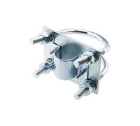 VGOL Staffa per morsetto per albero antenna con bulloni a U Morsetto per tubo per pannello per antenna con diametro esterno di 18~24 mm