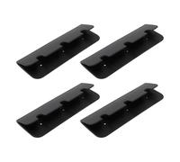 VGOL Staffa per Sedile Gonfiabile Rib da 4 Pezzi 17,4 X 6 Cm per Gommoni E Barche Gonfiabili (Nero)