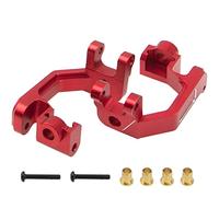 Vgoohobby Metallo C Hub Carrier Caster Block C Seat Aggiorna Parti Compatibile con Arrma 1/8 Infraction 4X4 MEGA/Vendetta 4X4 3S BLX RC Car (rosso)