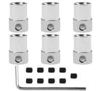 Vgoohobby Steel Drive Cup B #02016 - Confezione da 6 pezzi, compatibile con auto RC Redcat Volcano Epx Pro Tornado S30 HSP Brontosaurus 94123 94111 1/10 RC Car (argento)