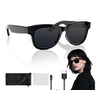 Vgpbphj Cyanvue AI Smart Glasses - Occhiali da fotocamera da 8 MP con funzioni di musica e chiamate, occhiali intelligenti multifunzionali per fotografia AI per uomini e donne, occhiali Bluetooth con