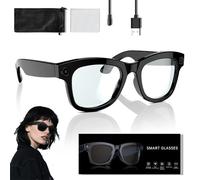 Vgpbphj Cyanvue AI Smart Glasses - Occhiali da fotocamera da 8 MP con funzioni di musica e chiamate, occhiali intelligenti multifunzionali per fotografia AI per uomini e donne, occhiali Bluetooth con