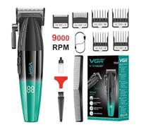 VGR 003 Tagliacapelli Fresh Fade, tagliacapelli professionale, strumento per il taglio dei capelli ricaricabile con cavo e senza cavo con display a LED, regalo per gli uomini