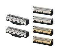 VGR Lamine e lame di ricambio per rasoio V-332 Foil - Include 2 lame, 2 lamine d'oro per il viso e 2 fogli d'argento per la testa - Set di ricarica per rasoio compatibile