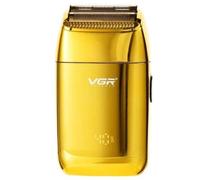 VGR V-399 Rasoio Barba Elettrico Ricaricabile Professionale 2 Lame e Display Led