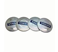 VGTDCDT 4 Pezzi Adesivi per Coprimozzi Auto per Volvo C30 C40 C70 EX30 S40 S60 S80 S90 XC40 XC60 XC70 XC90 Rdesign, Adesivi per Coprimozzi Ruota Adesivi per Cerchi,B-60mm